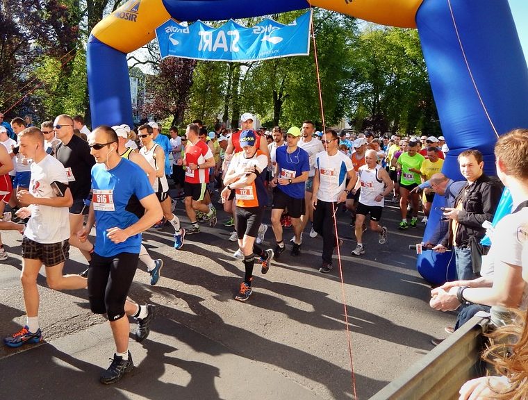 Start eines Marathons